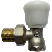 Кран верхній радиаторний кутовий 1/2" Aqua World